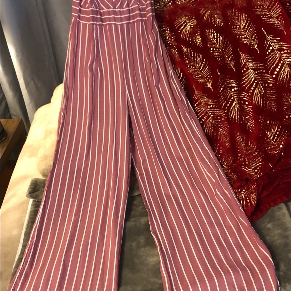 Derek Hearts Wide Leg Jumpsuit